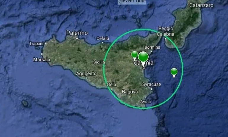 Силен трус разлюля Сицилия - Tribune.bg