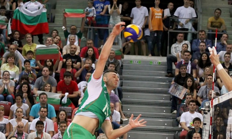 Капитанът на българския национален отбор по волейбол - Цветан Соколов,