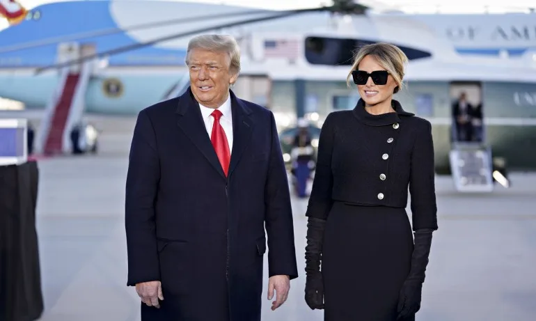 На прощаване: Доналд Тръмп и Мелания напуснаха Белия дом - Tribune.bg