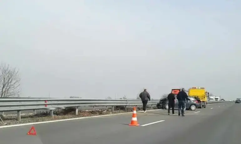 Катастрофа е станала на магистрала Тракия по обяд в четвъртък,