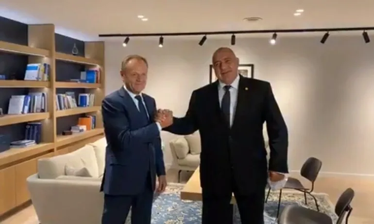 Премиерът Борисов на среща с Доналд Туск - Tribune.bg