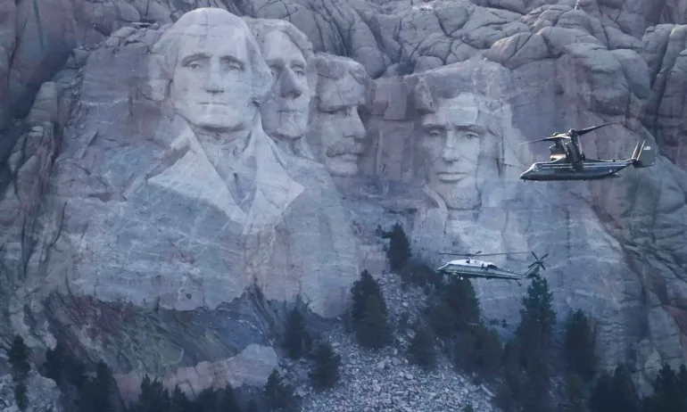 Тръмп нямал претенции да стане част от монумента на планината Ръшмор - Tribune.bg