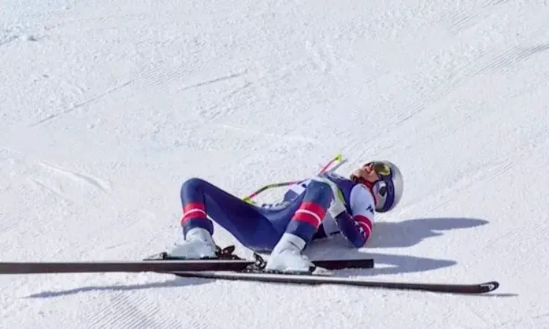 Линдзи Вон е със счупен крак след падането на Олимпиадата в Италия - Tribune.bg