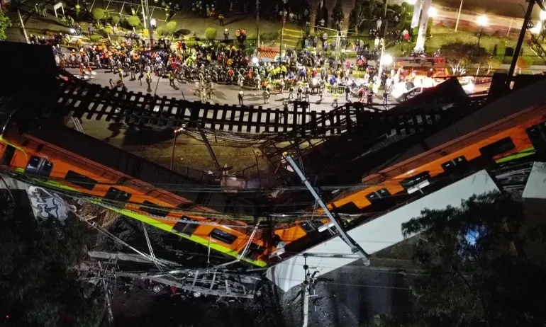 Огромна трагедия в Мексико, десетки загинали и ранени след срутването на надлез на метрото (СНИМКИ) - Tribune.bg