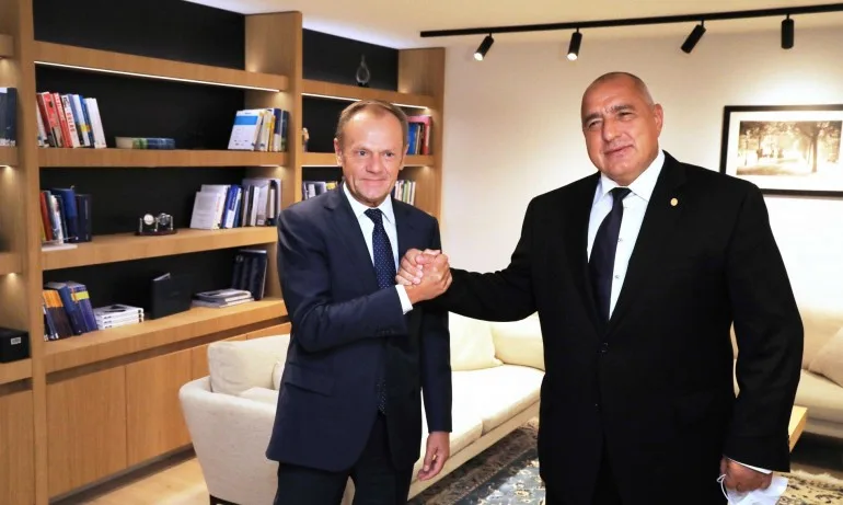 Президентът на ЕНП Доналд Туск към Бойко Борисов: Имате нашата подкрепа! - Tribune.bg