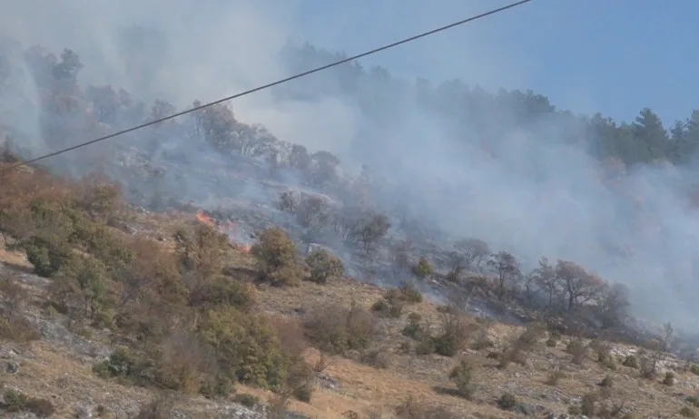 Голям пожар бушува в подножието на Бузлуджа заради пикник - Tribune.bg