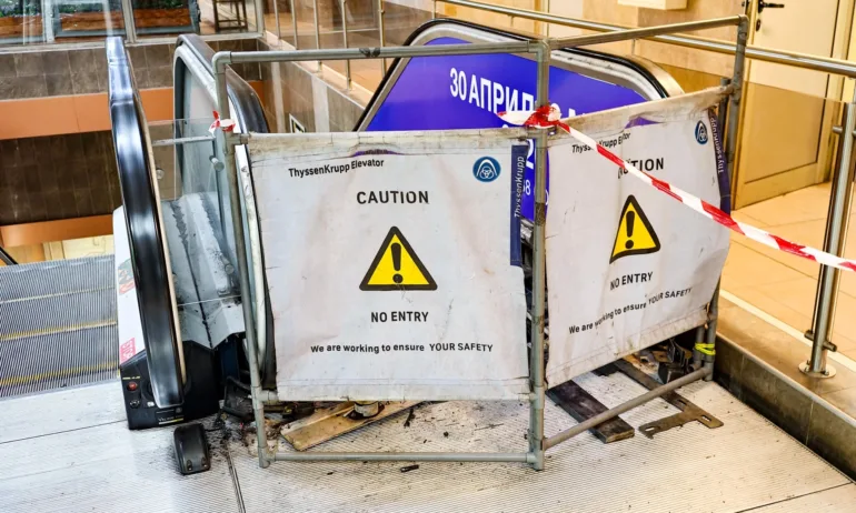 Над две седмици ескалатори в метрото не работят, не ясно кога ще бъдат ремонтирани - Tribune.bg