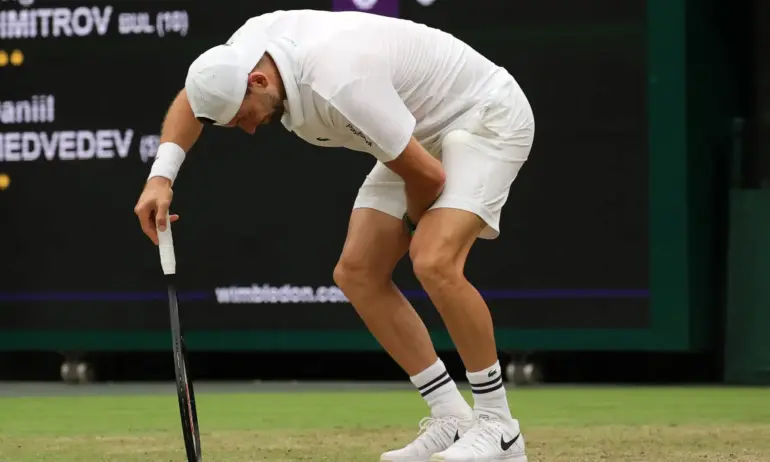 Контузия спря Григор Димитров на Уимбълдън - Tribune.bg