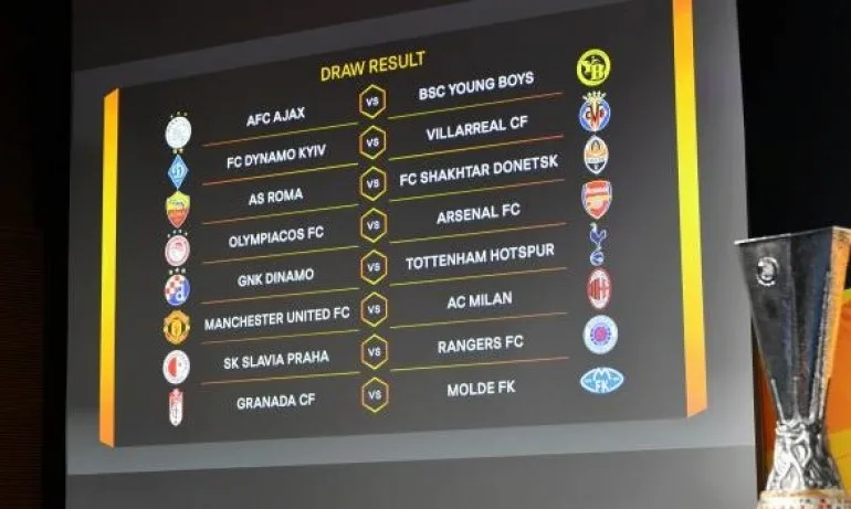 Манчестър Юнайтед - Милан е големият сблъсък на осминафиналите в Лига Европа - Tribune.bg