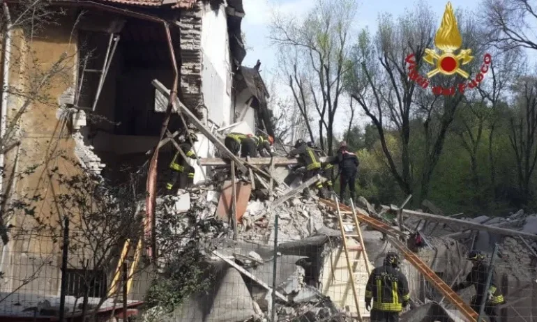 Експлозия разруши сграда в Рим, има тежко ранен човек (ВИДЕО) - Tribune.bg