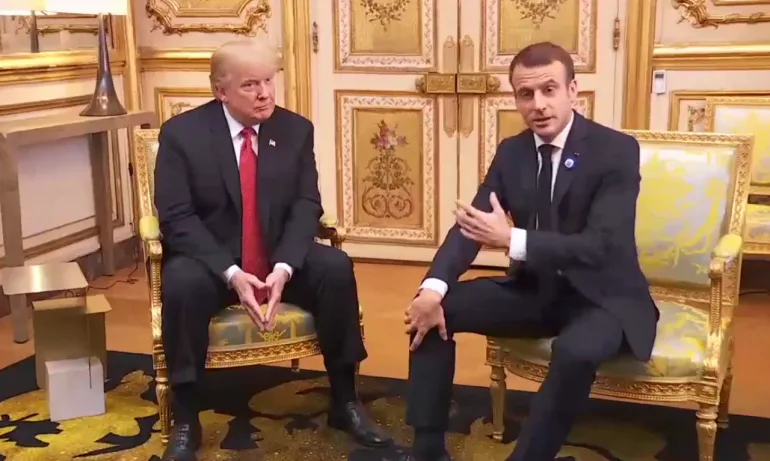 Отново приятели – Макрон и Тръмп изгладиха противоречията - Tribune.bg