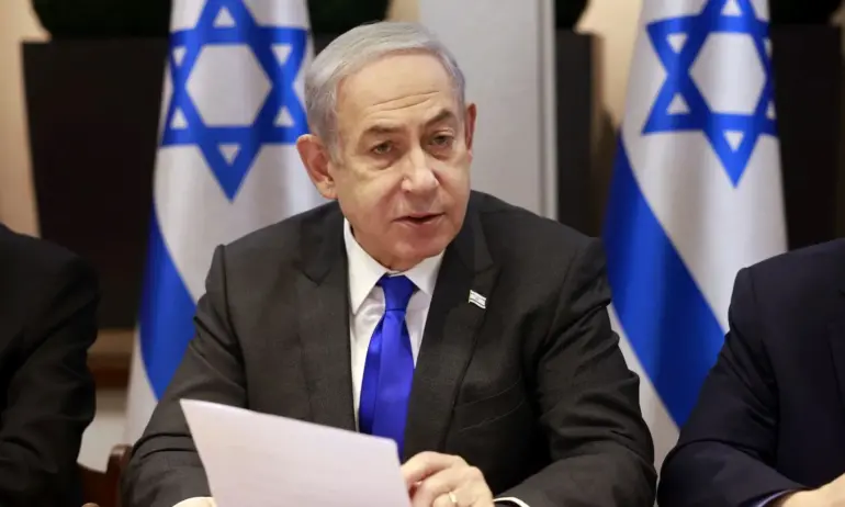 Министър-председателят на Израл Бенямин Нетаняху посети израелските войски, които се