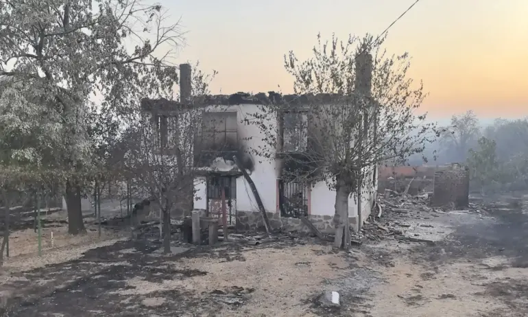 Десетки къщи изгоряха в с. Воден, изпепелени са животни и имущество