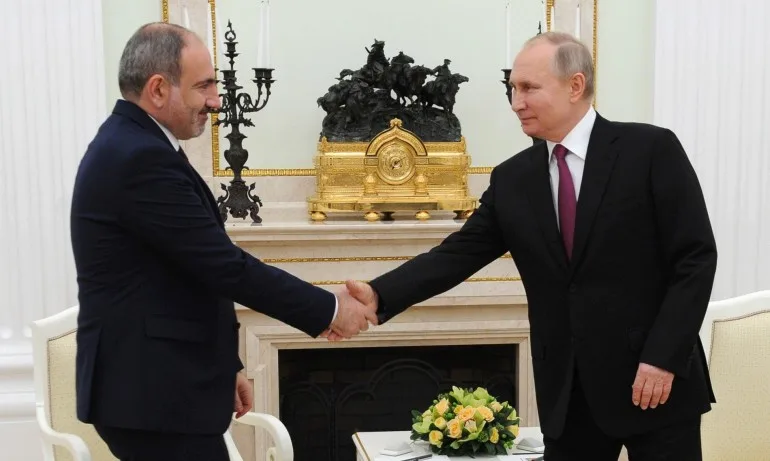 Премиерът на Армения се карантинира: ще има среща с Путин - Tribune.bg