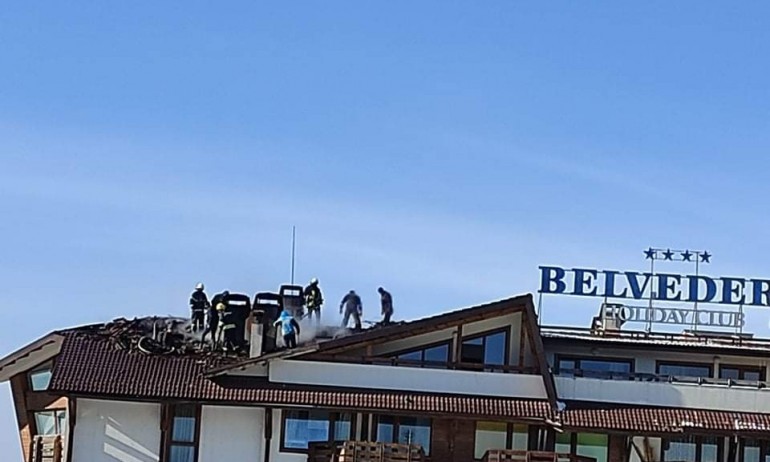 Пожар и евакуация в голям хотелски комплекс в Банско - Tribune.bg