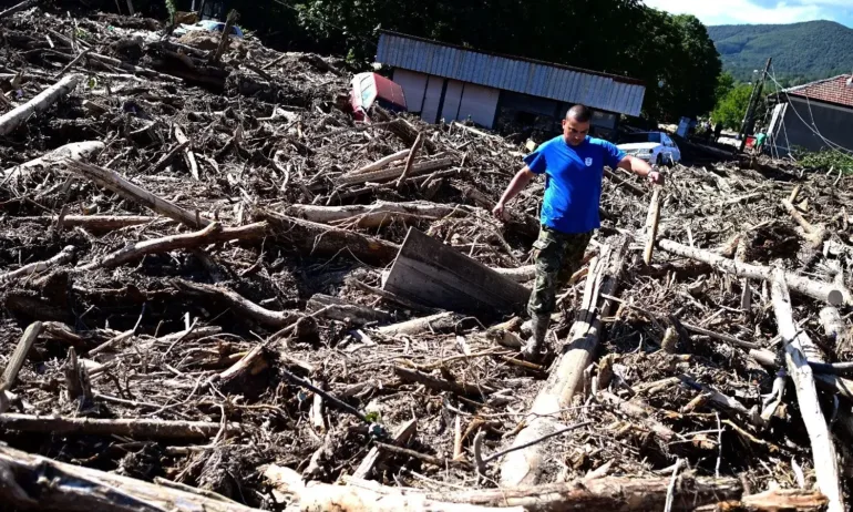 Дървесината попаднала в наводнените дворове ще остане за хората - Tribune.bg
