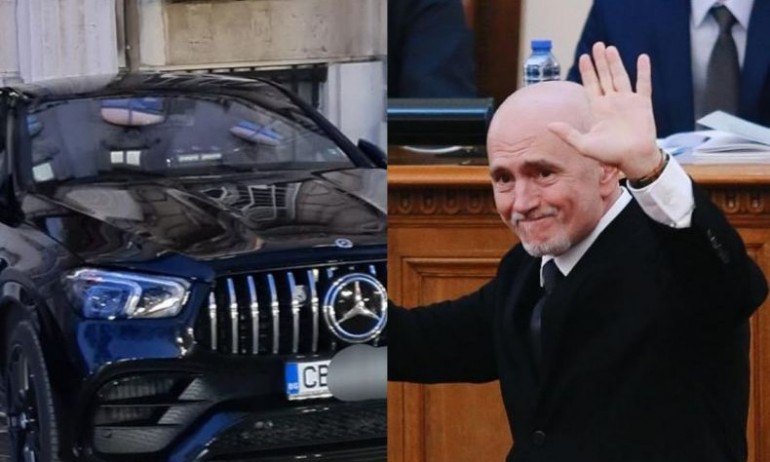 Новият транспортен министър на „промяната“ Николай Събев паркира мощния си