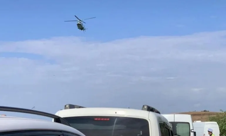 Като на кино: Гонят каналджии по магистралата с хеликоптер - Tribune.bg
