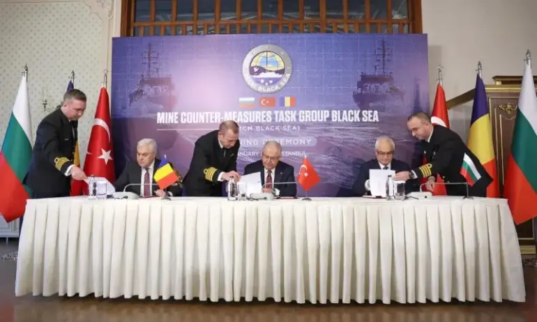 Турция, България и Румъния подписаха меморандум за противоминна група в Черно море - Tribune.bg