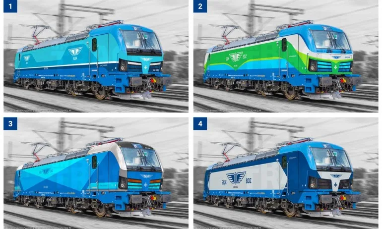 БДЖ предлага четири дизайна на новите локомотиви Сименс Smartron, може да се гласува - Tribune.bg