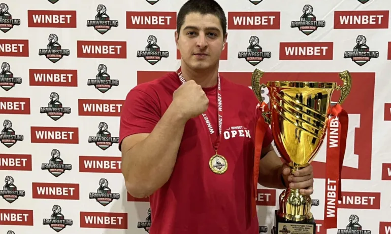 Йордан Цонев е първият абсолютен шампион на турнира по канадска борба WINBET Open - Tribune.bg