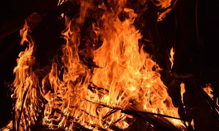 Военна техника се включи в гасенето на големия горски пожар над село Дълбоки - Tribune.bg