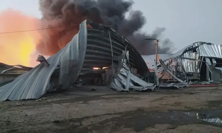 В навечерието на християнския празник Рождество Христово силни експлозии прозвучаха