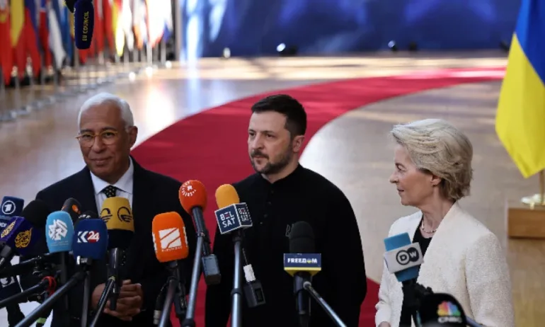 Зеленски от Брюксел: Страхотно е, че не сме сами. Изпратихте силен сигнал към украинския народ - Tribune.bg