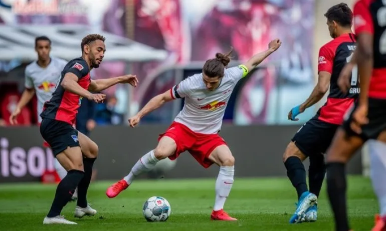 Лайпциг беше близо до подвиг срещу Херта, но остана трети в Бундеслигата - Tribune.bg