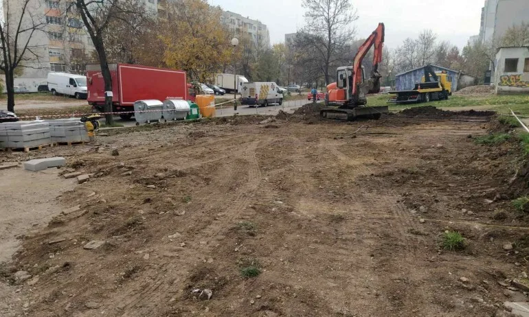 Кална точка в Красна поляна става зелено междублоково пространство - Tribune.bg