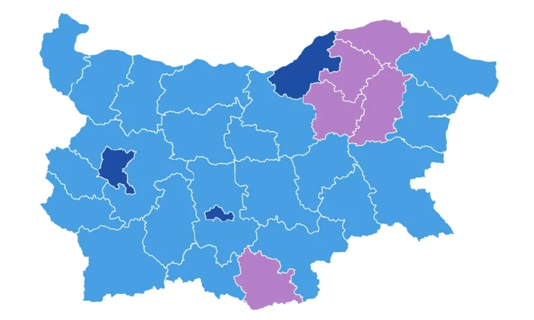 ГЕРБ-СДС с победа в 23 области, ДПС в 5, ПП-ДБ в 3 - Tribune.bg