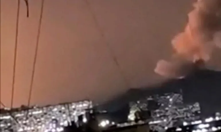 Силни експлозии са чути около 2 часа сутринта местно време