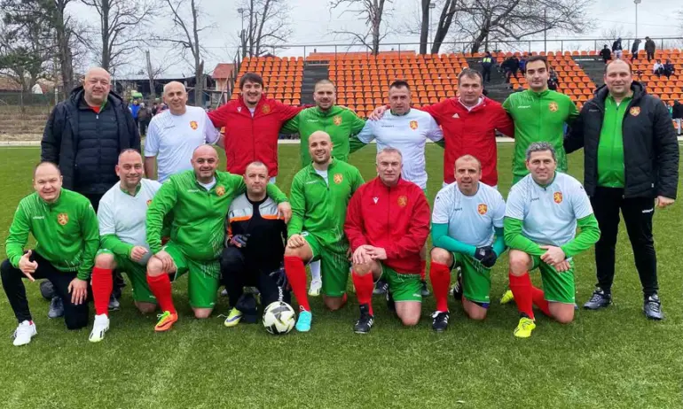 Футболният отбор на Народното събрание с контрола във Враца