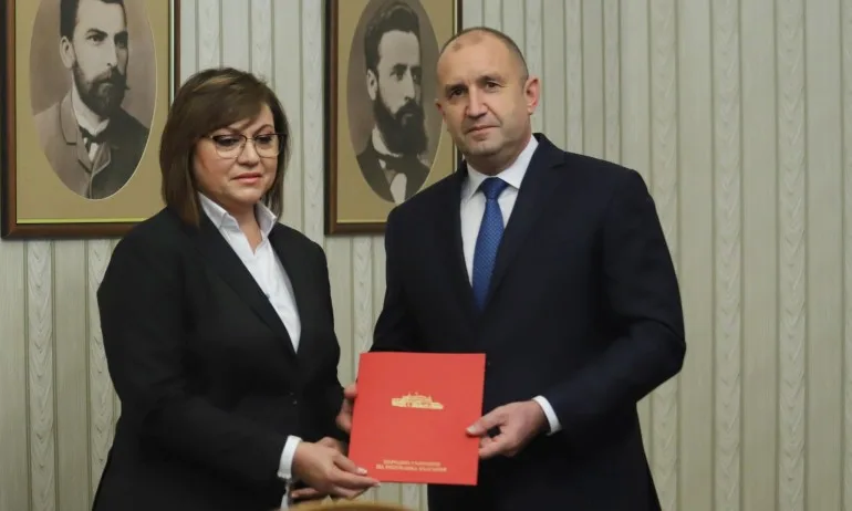 Радев даде мандата на Нинова, чака кабинет от хилядите честни социалисти - Tribune.bg