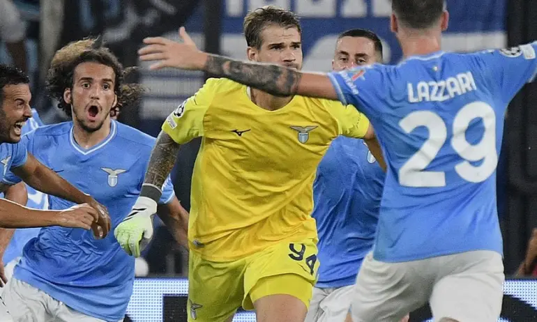 Вратар вкара за Лацио в Шампионската лига, Барса тръгна с разгром - Tribune.bg