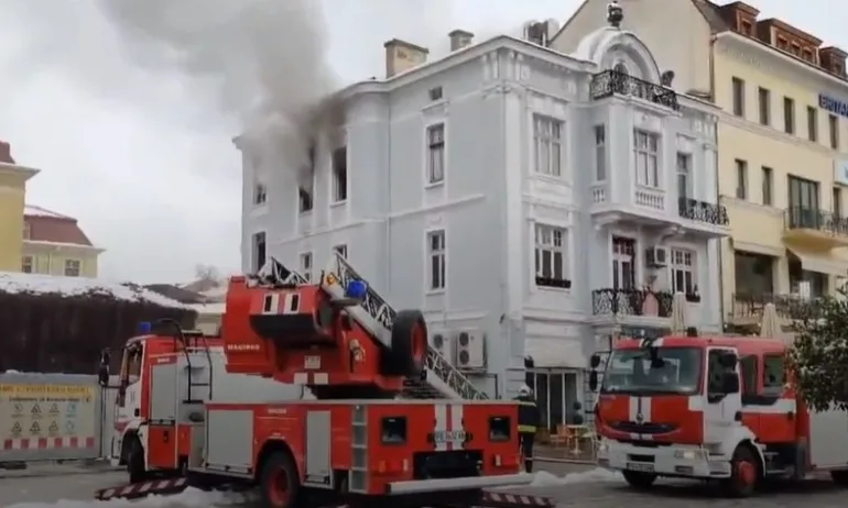 Пожар избухна в къща, паметник на културата в Пловдив