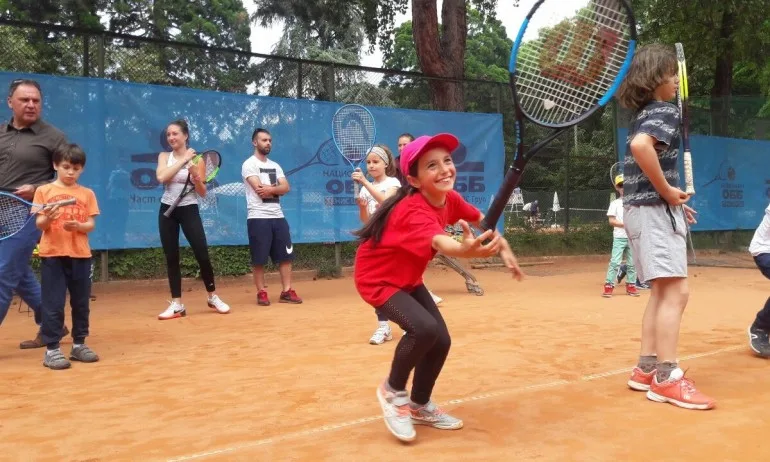Страхотни тенис емоции за детския празник на Националния ОББ тенис център - Tribune.bg