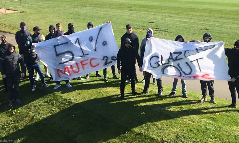 Протест на феновете на Ман Юнайтед, искат 51% от акциите на клуба - Tribune.bg