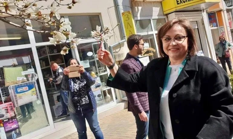 Нинова смята социологията, даваща победа на ГЕРБ, за първоаприлска шега - Tribune.bg