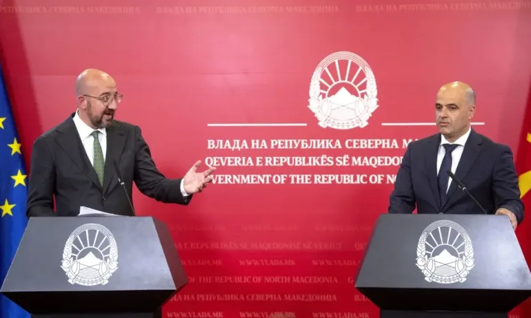 Мишел към Ковачевски: Имате историческия шанс да кажете да - Tribune.bg