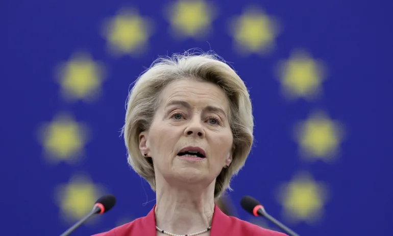 Желязков и Урсула фон дер Лайен във ВМЗ Сопот, Възраждане на протест отпред - Tribune.bg