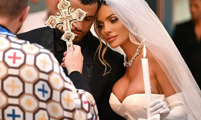 Златка и Карен се врекоха във вечна вярност в църквата Въздвижение на Светия Кръст Господен (СНИМКИ) - Tribune.bg