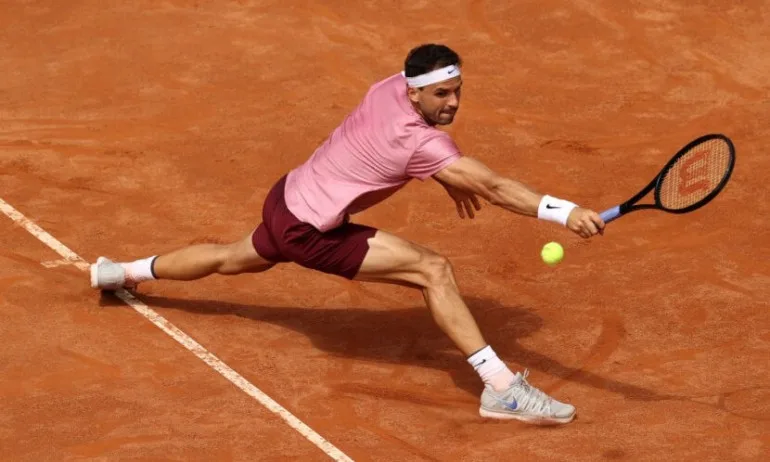 Уругваец спря Григор Димитров на 1/4-финалите в Женева - Tribune.bg