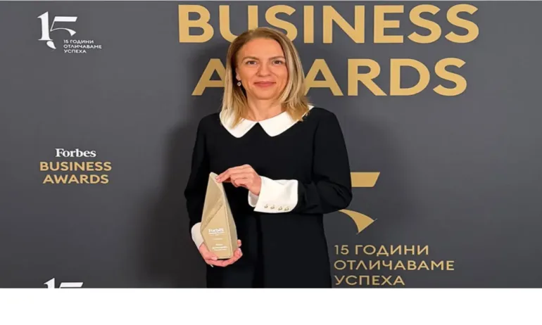 Петя Димитрова е носител на специалното отличие CEO на 2026 от 15-тото издание на Forbes Business Awards - Tribune.bg