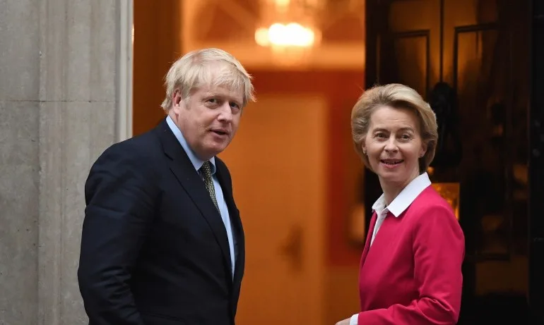 Борис Джонсън на среща с Урсула фон дер Лайен заради търговските преговори след Брекзит - Tribune.bg