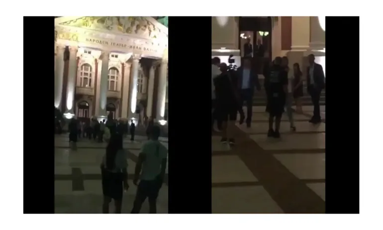 Освиркаха Кирил Петков пред Народния театър (ВИДЕО) - Tribune.bg