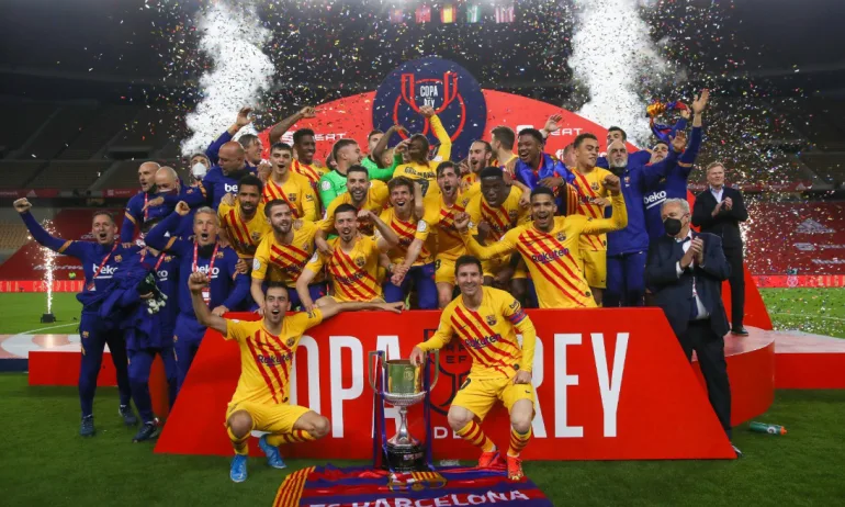 Барселона вдигна Купата на Краля - Tribune.bg