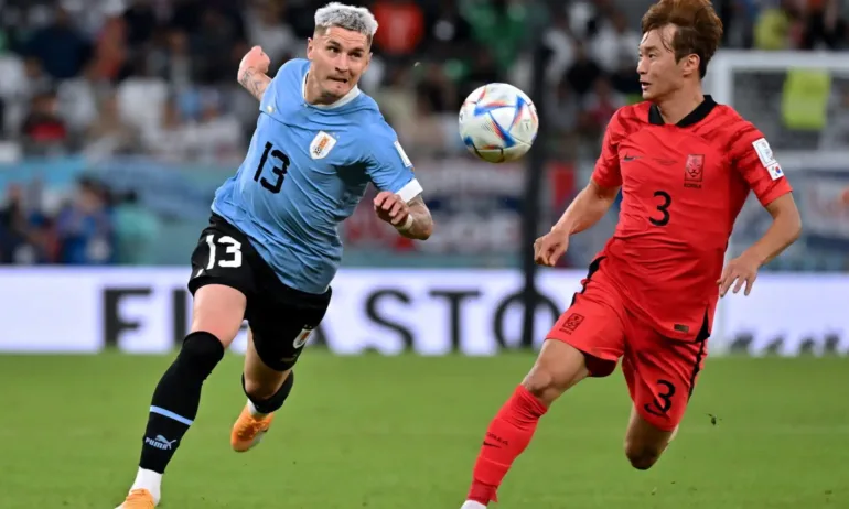 Отборите на Уругвай и Южна Корея завършиха наравно 0:0 на