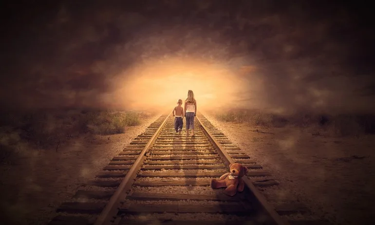 Надпис на стената Шишу Баван, дом за изоставени деца в Калкута - Tribune.bg