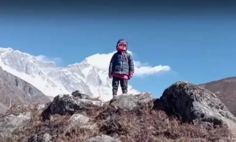 Рекорд: 4-годишнно дете покори базов лагер под Еверест - Tribune.bg